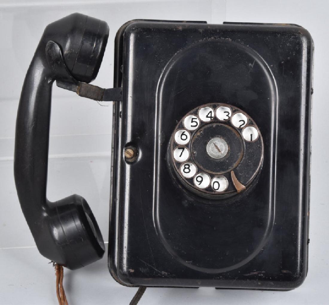 1930s AUTOMATIC ELECTRIC DIAL WALL TELEPHONE (1 of 2)