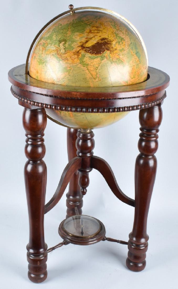 GEORAMA 19" GLOBE ON WOOD BASE (1 of 7)