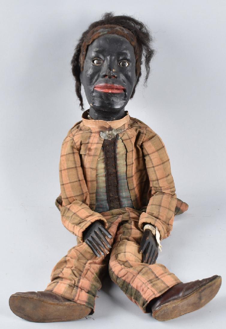 VINTAGE BLACK VENTRILOQUIST DUMMY