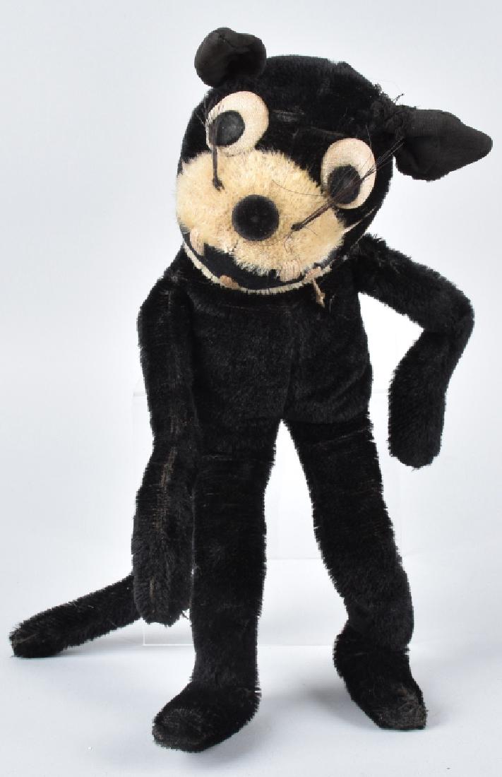 Antique 18" FELIX THE CAT Mohair Straw Filled (1 of 5)