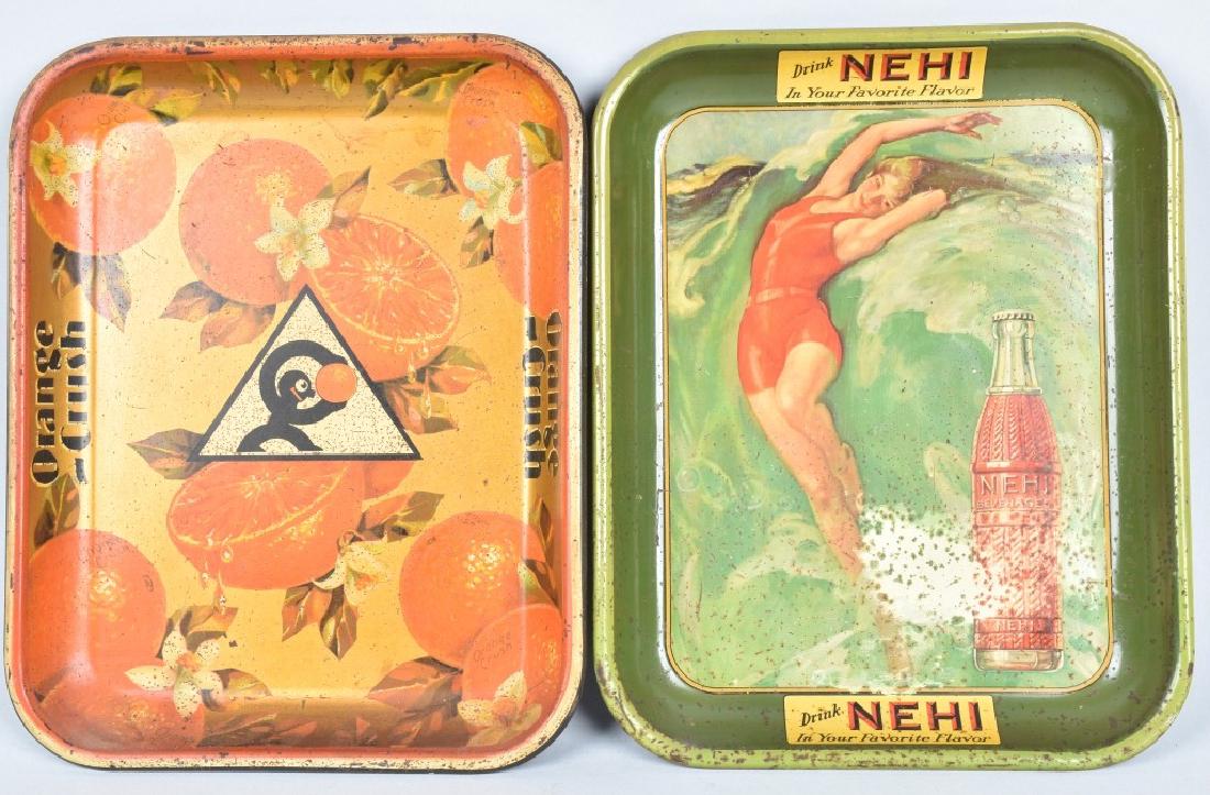 NEHI & ORANGE CRUSH ADVERTISING TRAYS (1 of 4)