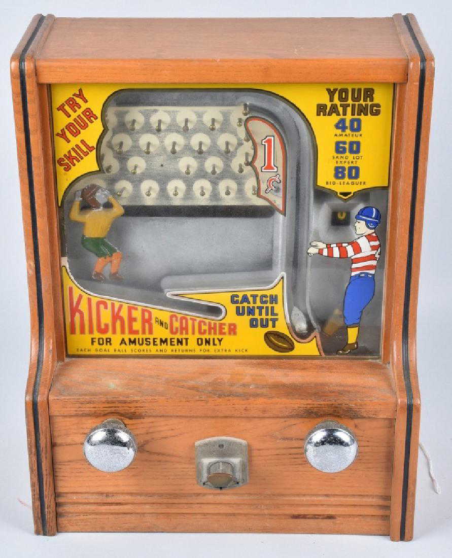 1c CoinOp KICKER and CATCHER FOOTBALL GAME