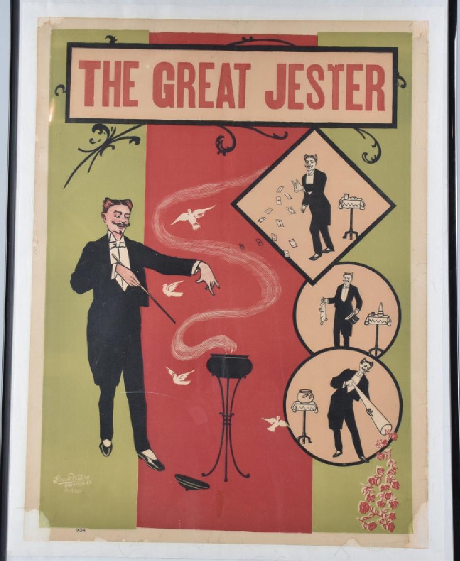 THE GREAT JESTER MAGICIAN POSTER (1 of 5)