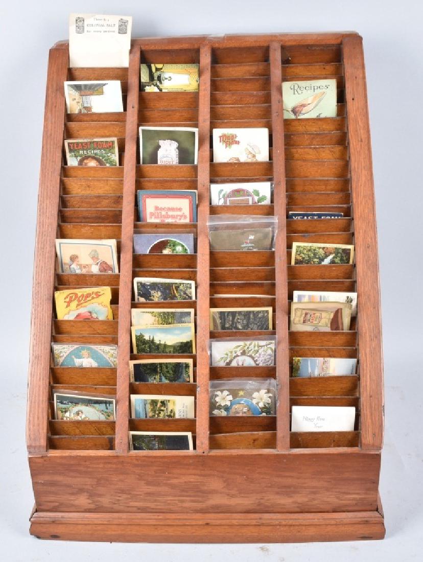 OAK STORE DISPLAY SEED RACK (1 of 5)