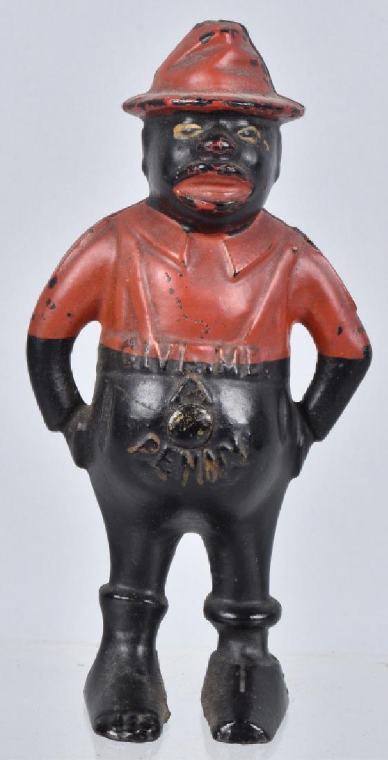 GIVE ME A PENNY BLACK MAN STILL BANK (1 of 4)