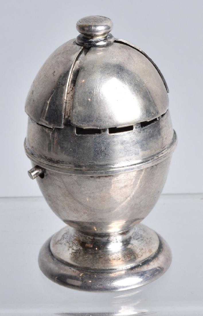 VICTORIAN BRISTOL SILVER EGG CRACKER (1 of 4)