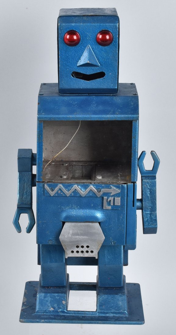 ROBOT VENDING GUM / CANDY MACHINE, VINTAGE (1 of 9)