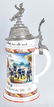 IMPERIAL GERMAN LITHOPANE REGIMENTAL STEIN - 2