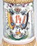 IMPERIAL GERMAN LITHOPANE REGIMENTAL STEIN - 5