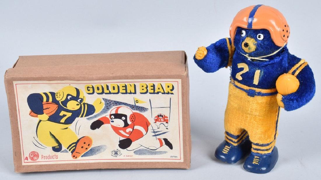 JAPAN Windup CAL GOLDEN BEAR FOOTBALL PLAYER w/BOX (1 of 5)