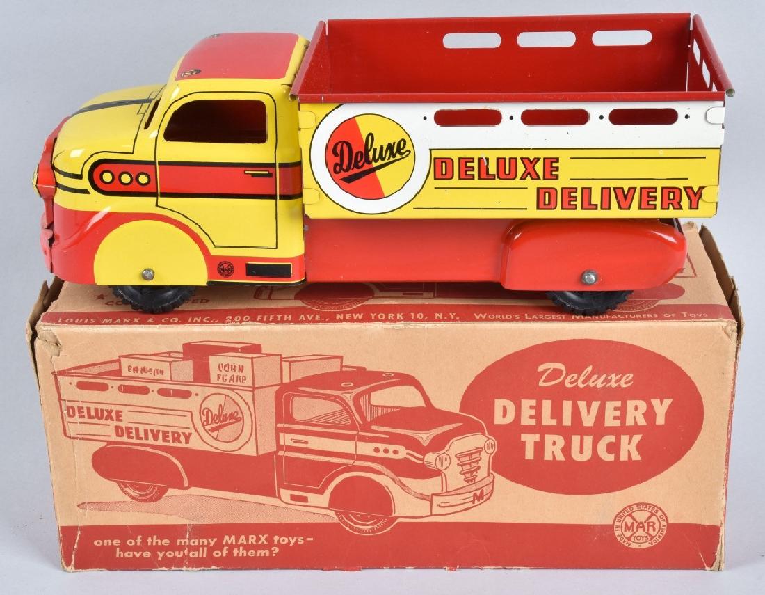 MARX DELUXE DELIVERY TRUCK w/ BOX (1 of 9)
