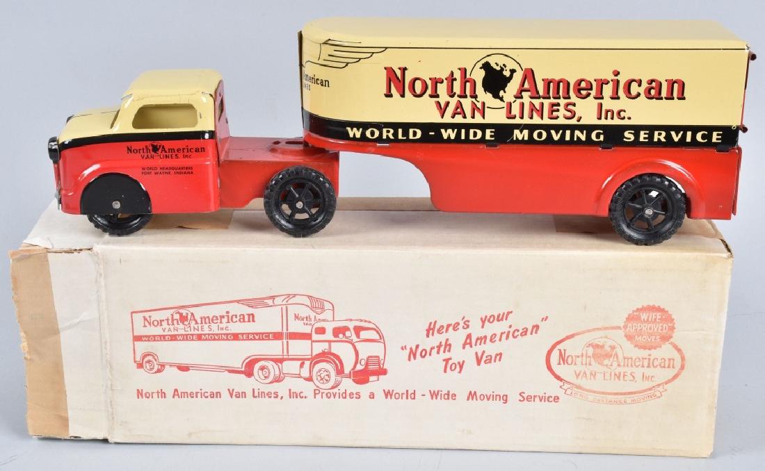 BANNER NORTH AMERICAN VAN LINES TRUCK w/ BOX (1 of 9)