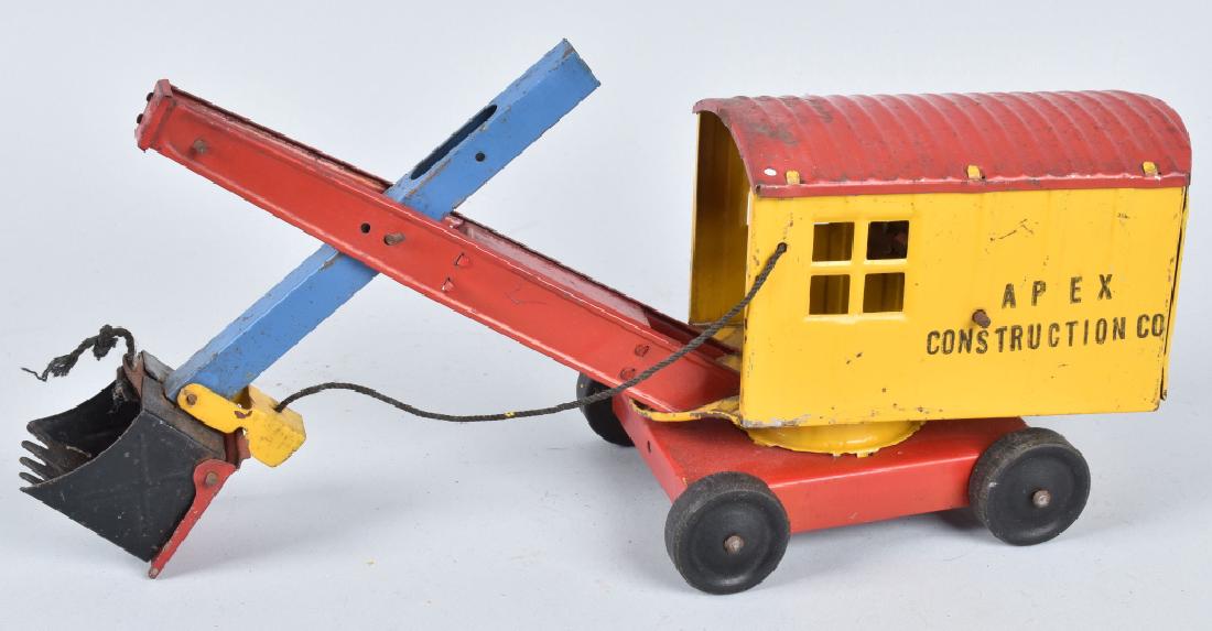 MARX 1930'S APEX PRIVATE LABEL STEAM SHOVEL (1 of 5)