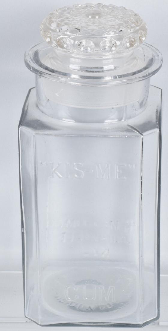 KISS-ME GUM ADVERTISING DISPLAY JAR (1 of 4)