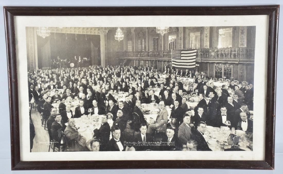 1926 STUDEBAKER AUTO ANNUAL BANQUET PHOTO, FRAMED (1 of 4)