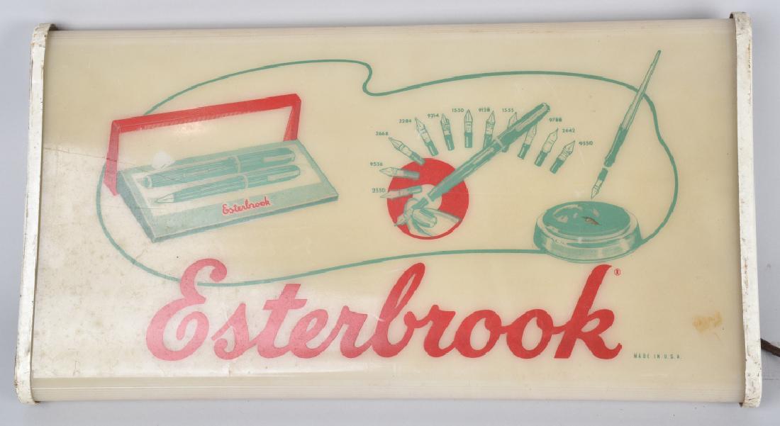 ESTERBROOK FOUNTAIN PEN ADVERTISING SIGN (1 of 5)