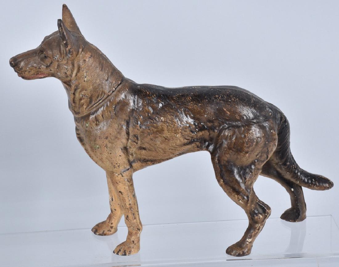 LARGE HUBLEY GERMAN SHEPARD CAST IRON DOORSTOP (1 of 4)