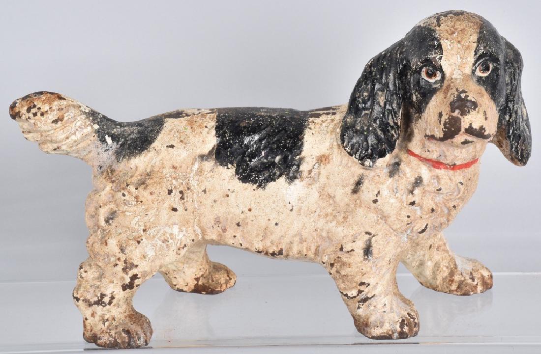 HUBLEY LARGE SPANIEL CAST IRON DOORSTOP (1 of 4)