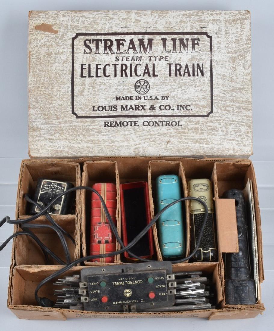 MARX STREAMLINE TRAIN SET w/ BOX (1 of 3)