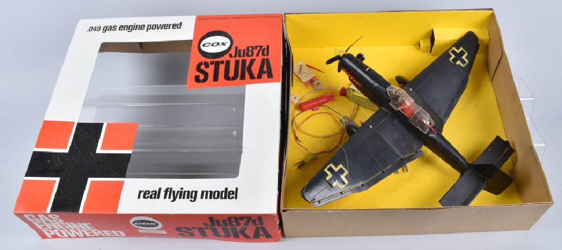 COX Ju87d STUKA GAS POWERED AIRPLANE w/ BOX (1 of 3)