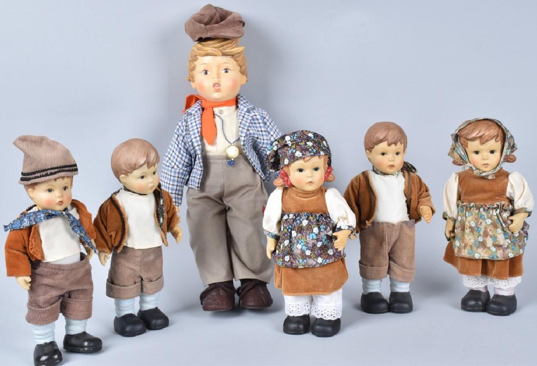 6- PORCELIAN HUMMEL DOLLS (1 of 6)