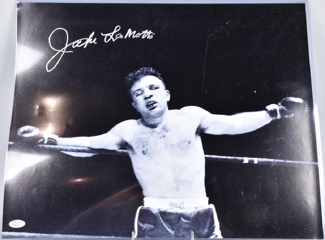 JAKE LaMOTTA AUTOGRAPHED PICTURE, JSA (1 of 4)