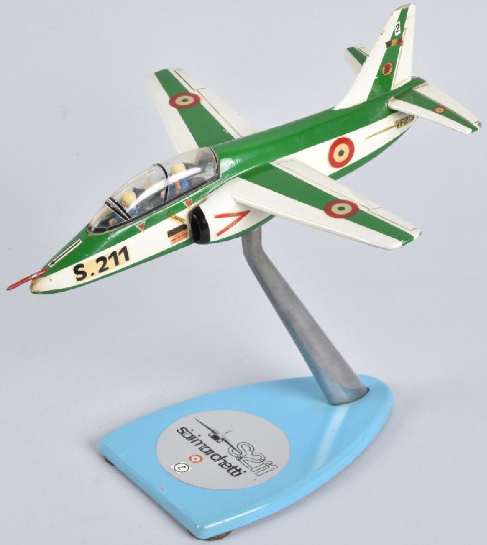 SIAI-MARCHETTI, METAL AIRPLANE DESK MODEL (1 of 7)