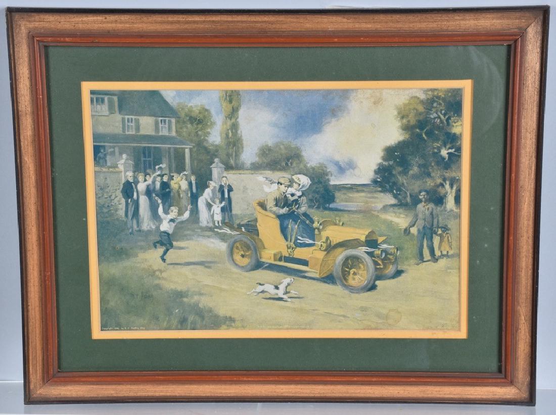 1906 AN AUTOMOBILE HONEYMOON PRINT (1 of 4)