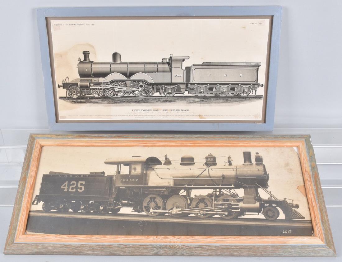 2-LARGE FRAMED LOCOMOTIVES and TENDERS (1 of 3)