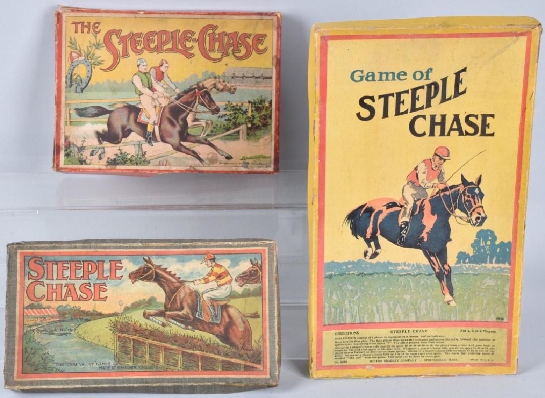 3-EARLY STEEPLE CHASE HORSE RACE GAMES (1 of 4)