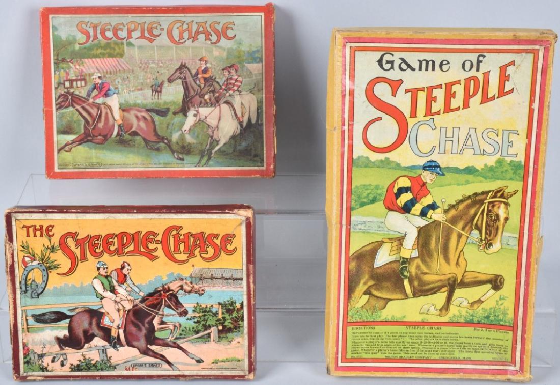 3-EARLY STEEPLE CHASE HORSE RACE GAMES (1 of 4)