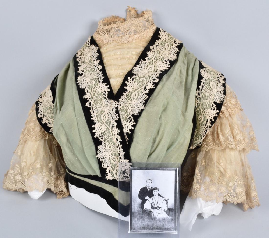 VICTORIAN HAND TATTED LADY'S TOP (1 of 6)