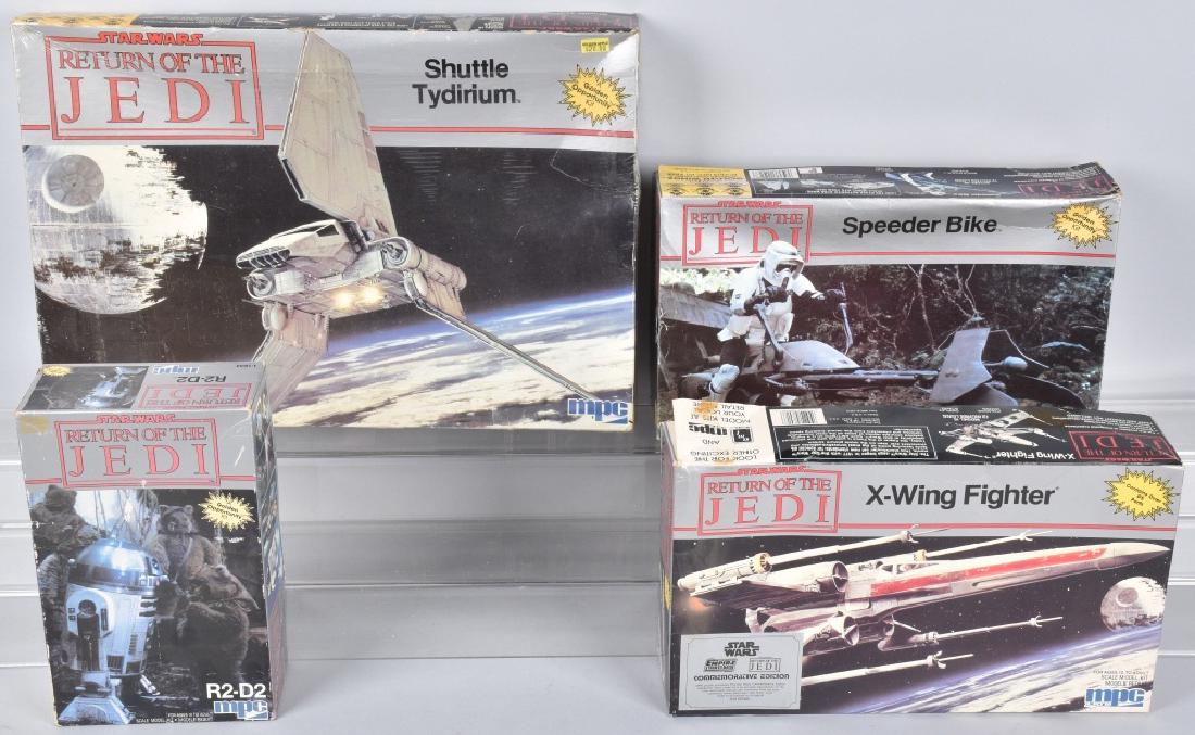 4- MPC STAR WARS ROTJ MODEL KITS (1 of 4)