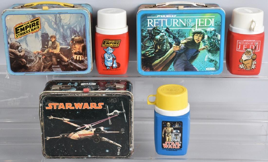 3- ORIGINAL STAR WARS LUNCH BOXES (1 of 4)
