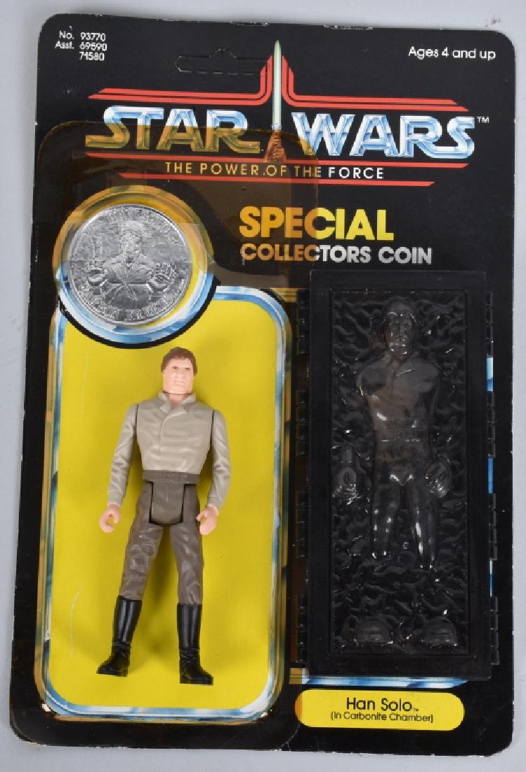 1985 STAR WARS POTF HAN SOLE CARBONITE w/ CARD (1 of 3)
