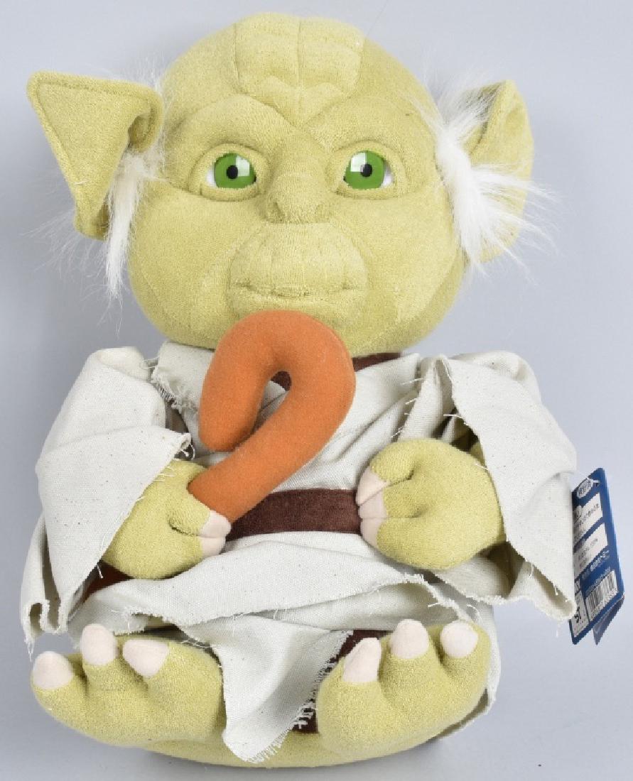 VINTAGE TOMY JAPANESE MARKET PLUSH YODA: Tomy plush Yoda made for the Japan Market. Mint with Tags. 16"