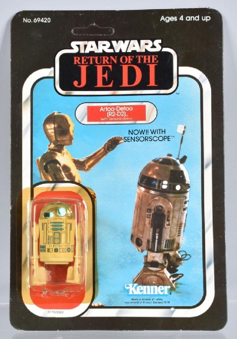 1983 STAR WARS ROTJ R2-D2 w/ SENSORSCOPE 65A MOC (1 of 3)