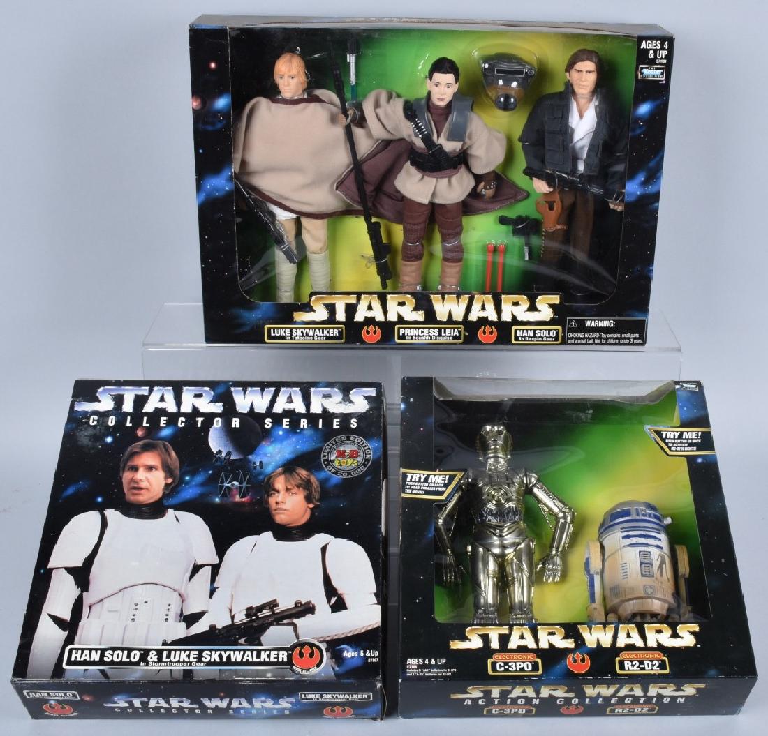 3- STAR WARS ACTION COLLECTION PIECES MIB (1 of 4)