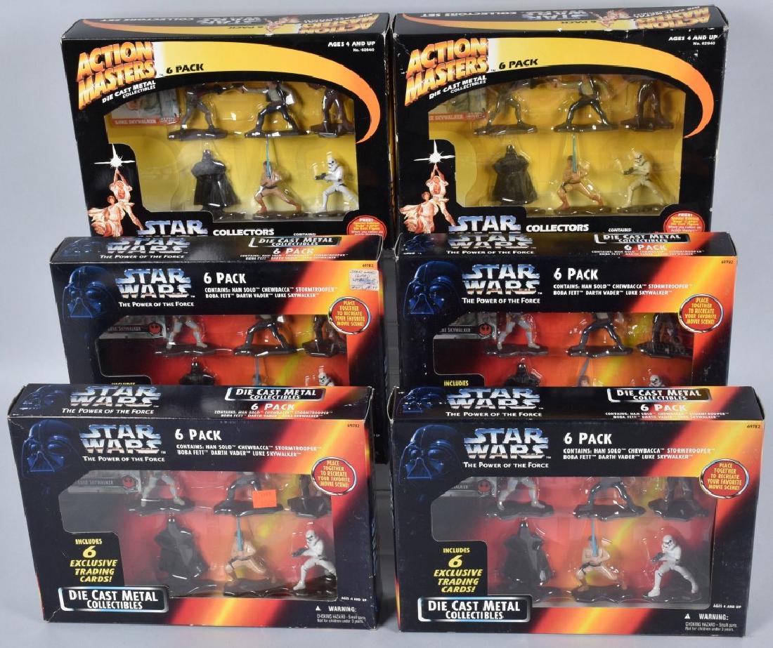 6- KENNER STAR WARS DIECAST ACTION FIGURE 6 PACKS (1 of 4)