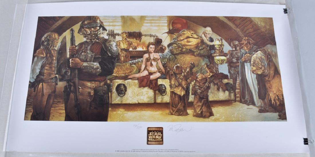 JABBA THE HUTT SIGNED LITHO by DAVE DORMAN (1 of 6)