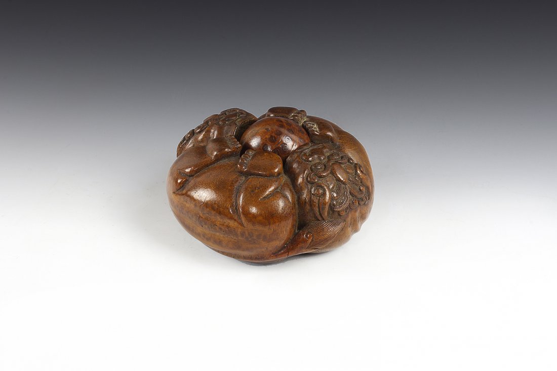 A bamboo carving (1 of 3)