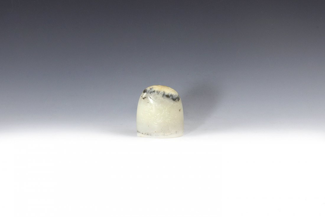 A nephrite seal stone (1 of 3)