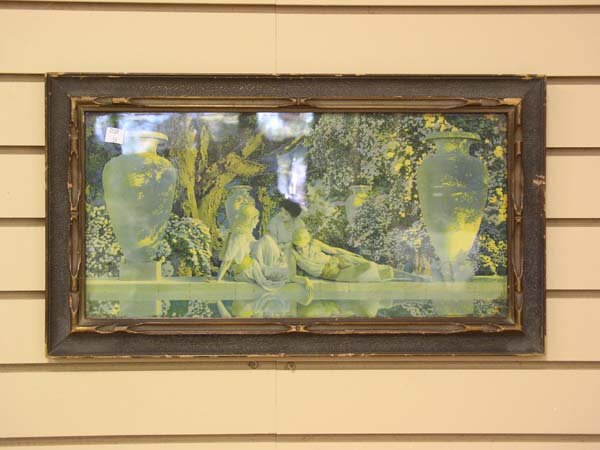 Original Maxfield Parrish Print: You are bidding on a Maxfield Parrish Print. Some Fading. Measures 12 H x 21 W. David Iver Auctions will be conducting this online and in house auction at 11:00 AM CST on Sunday October 3, 2004. This