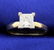 1.26 carat Princess Cut Solitaire Engagement Ring
