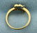 Natural Ruby and Diamond Wrap Style Heart Ring in 14k - 3