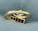 Natural Ruby and Diamond Wrap Style Heart Ring in 14k - 4