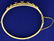 Natural Ruby Bangle Bracelet in 14K Yellow Gold - 3