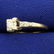 Vintage Round Solitaire Diamond Ring in 14K and 18K - 2