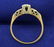 Vintage Three Stone Diamond Ring in 14K Yellow and - 3