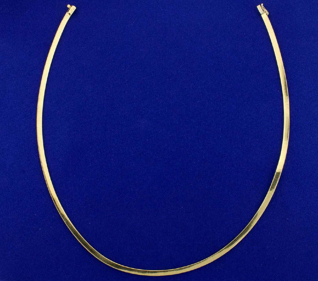 16 inch 14 karat gold necklace Clearance